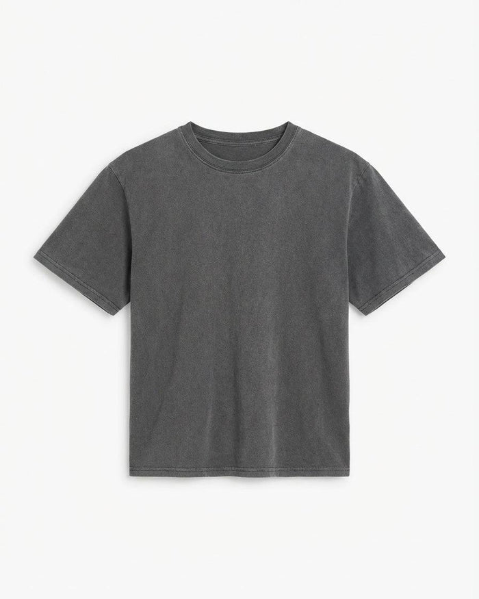 LYKKE WASHED TEE - GREY
