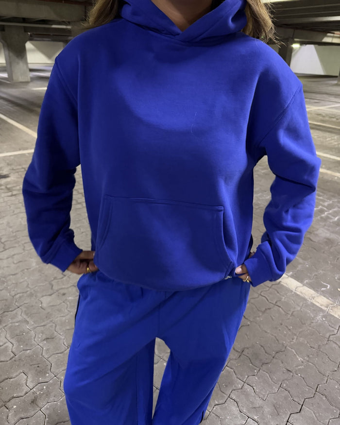 MACHO CAMO HOODIE - ROYAL BLUE