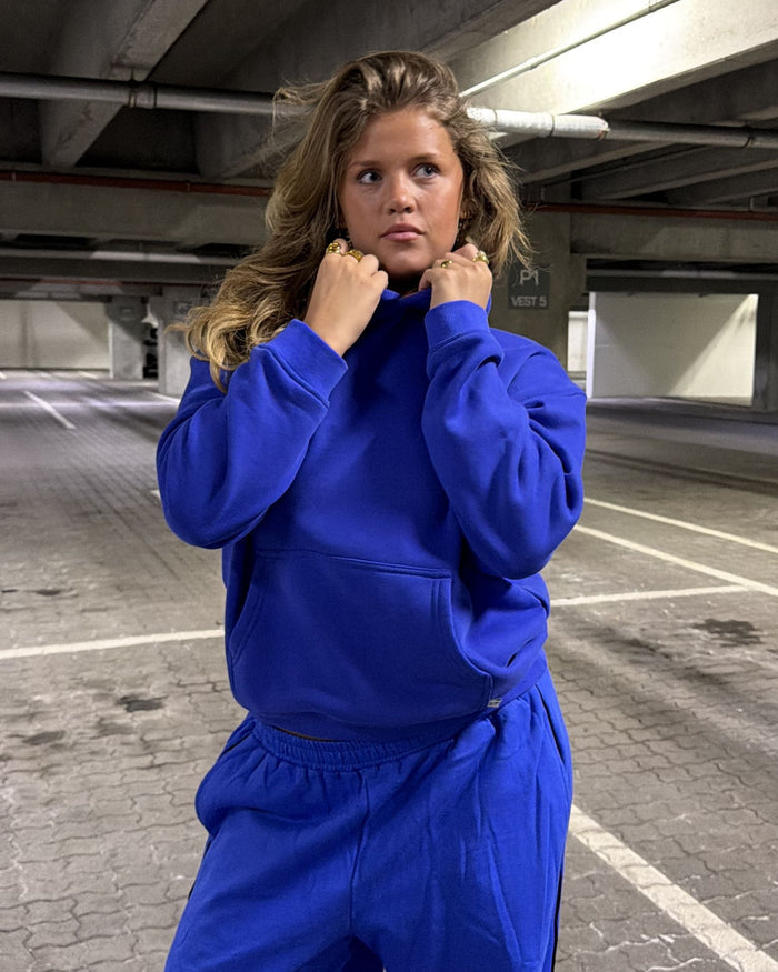 MACHO CAMO HOODIE - ROYAL BLUE