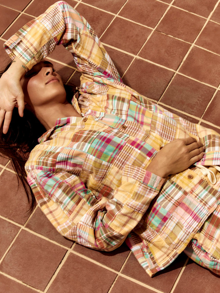 Sienna madras jacket in townsend