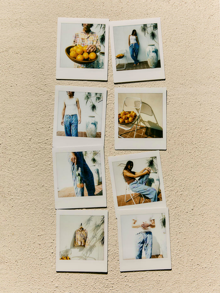 Tan madras jacket in townsend