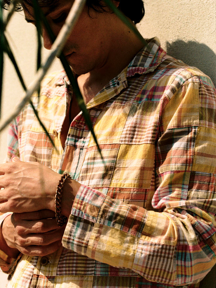 Black madras jacket in townsend