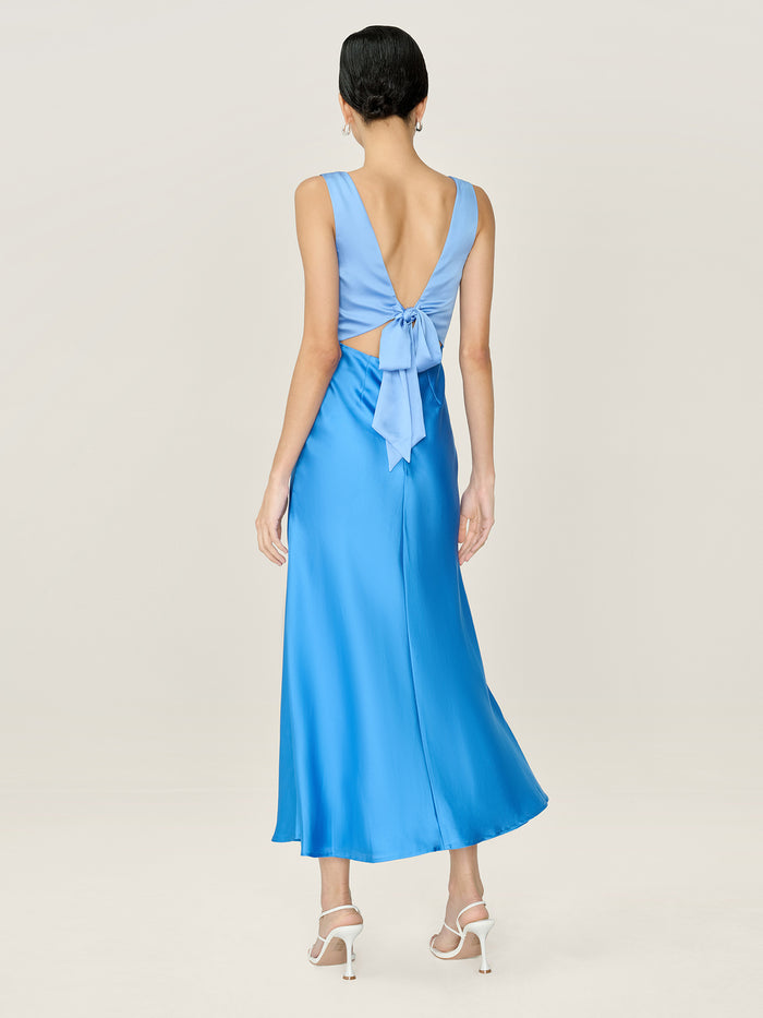 Maggy Dress in Vista Blue and Blue