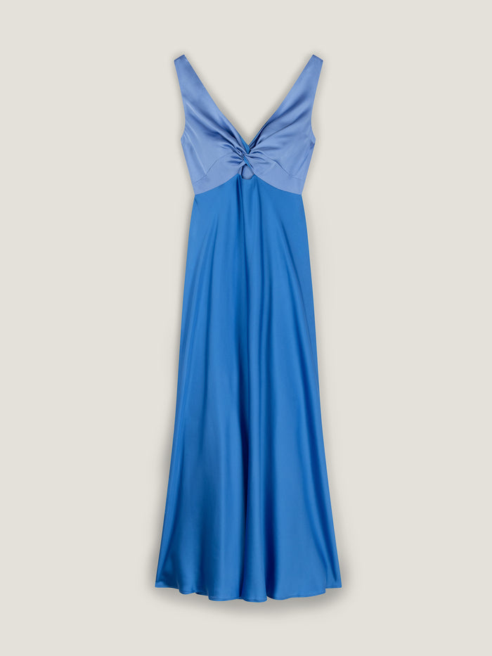 Maggy Dress in Vista Blue and Blue