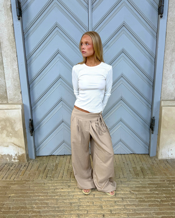 MAIA SUIT PANT - SAND
