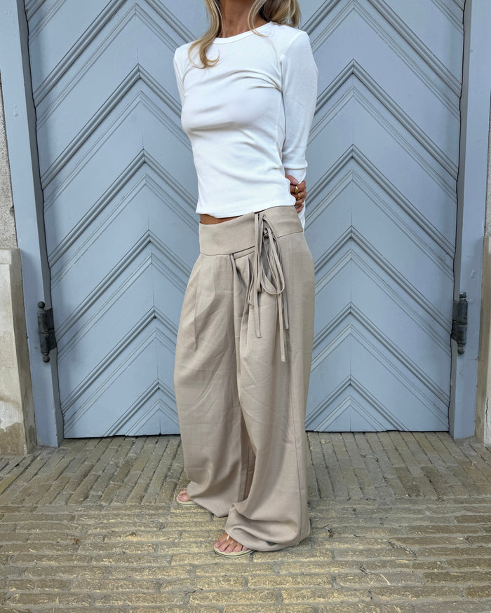 MAIA SUIT PANT - SAND