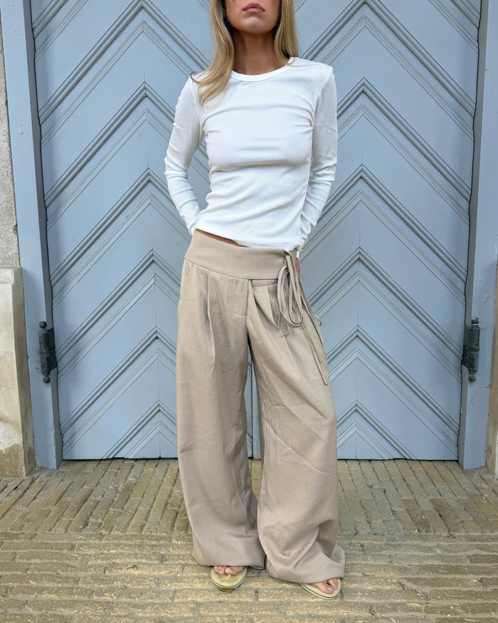 MAIA SUIT PANT - SAND
