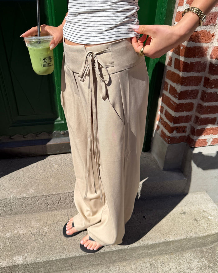 MAIA SUIT PANT - SAND