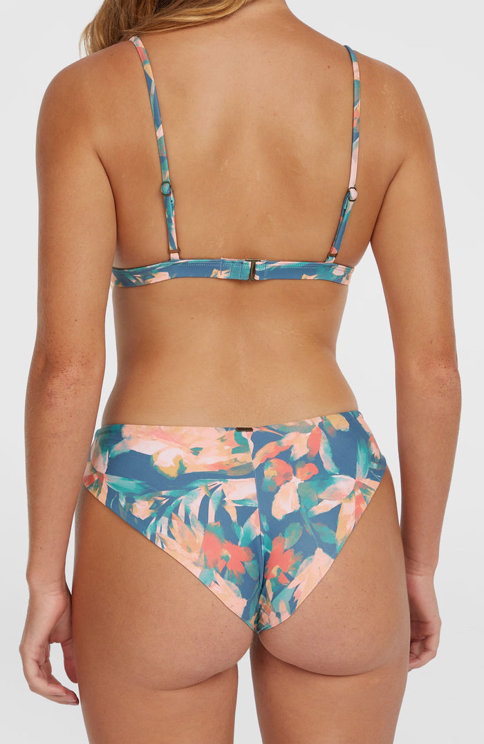 Maoi Bikini Bottoms | Blue Painted Tropics