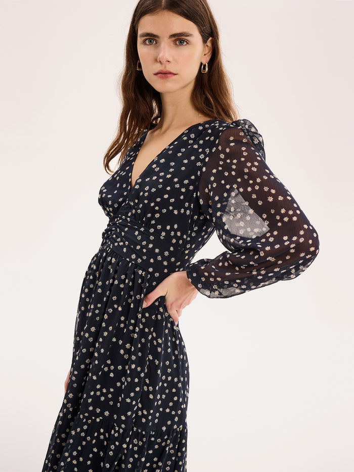 Marco Dress in Navy