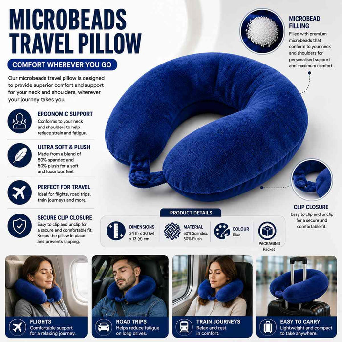 Marco Microbeads Travel Pillow