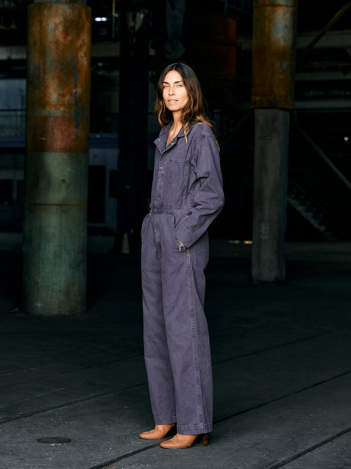 Black mechanic coverall