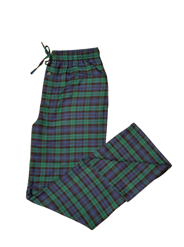 Men's Flannel Lounge Pant / Black Watch Tartan