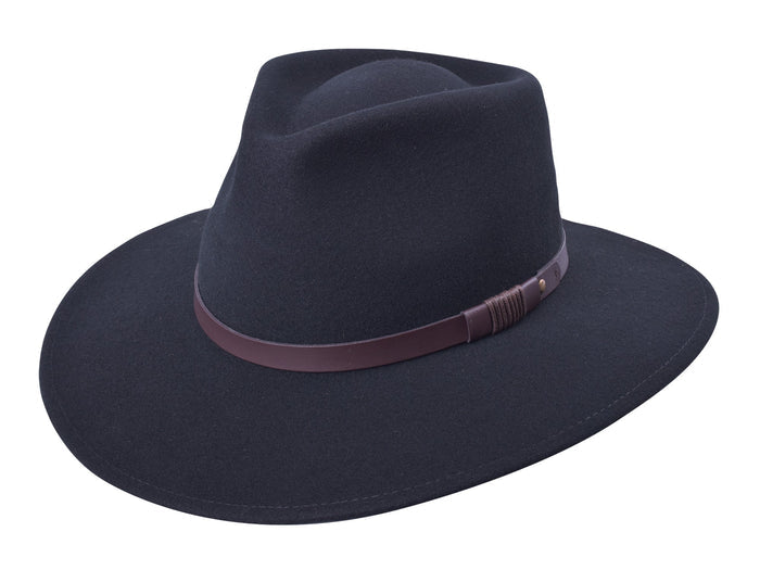 Black Wool / S / 100% Wool Felt