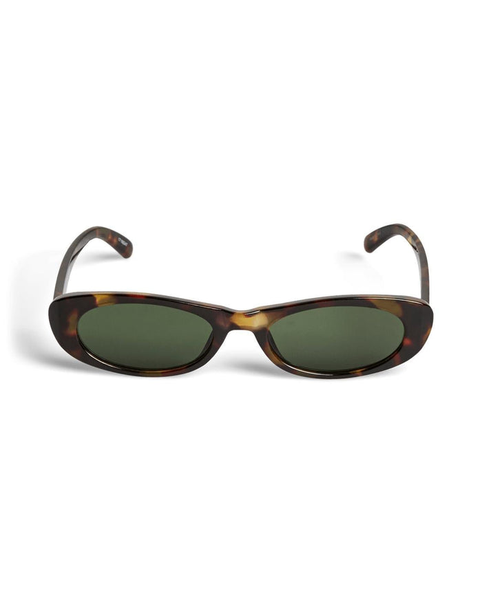 MILANIA SOLBRILLER - TURTLE/GREEN GLASS