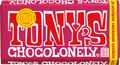 Tony’s Chocolonely milk chocolate caramel cookie bar.