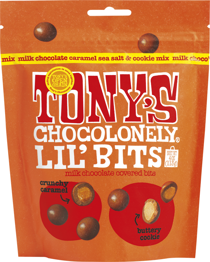 Milk Caramel Sea Salt and Cookie Mix Lil’ Bits-Tony’s Chocolonely United States