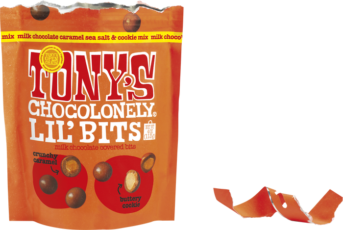 Milk Caramel Sea Salt and Cookie Mix Lil’ Bits-Tony’s Chocolonely United States