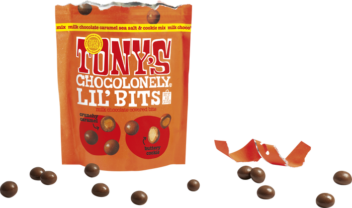 Milk Caramel Sea Salt and Cookie Mix Lil’ Bits-Tony’s Chocolonely United States