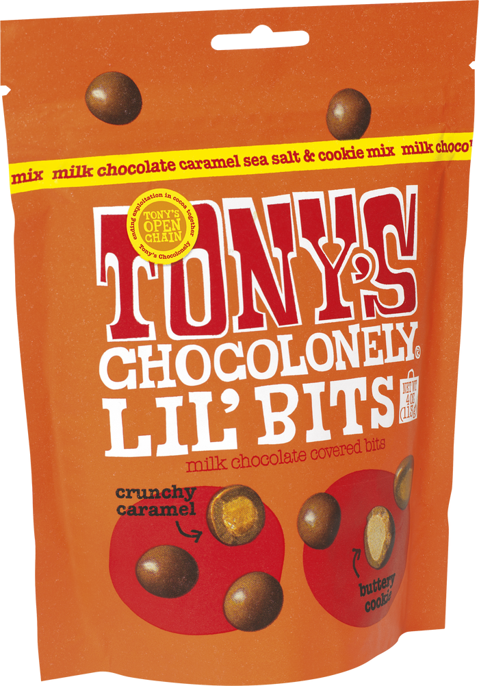 Milk Caramel Sea Salt and Cookie Mix Lil’ Bits-Tony’s Chocolonely United States