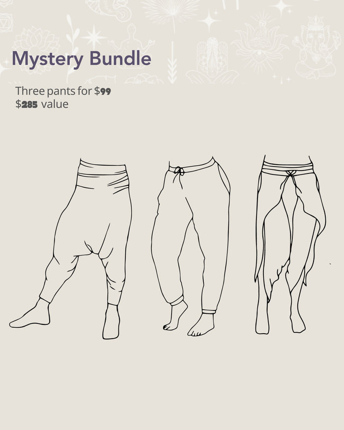 MYSTERY BUNDLE - THREE PANTS ONLY $99