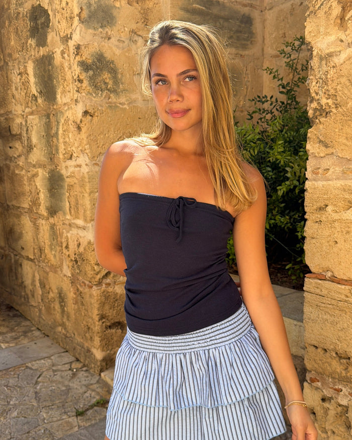 NAYA TUBE TOP - NAVY