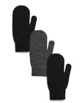 NEW BUDDY 3-PAK LUFFER (mobilvenlige) - 2BLACK/ 1GREY