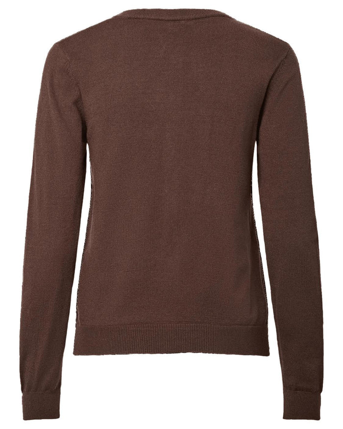 NORA KNIT CARDIGAN - HOT FUDGE