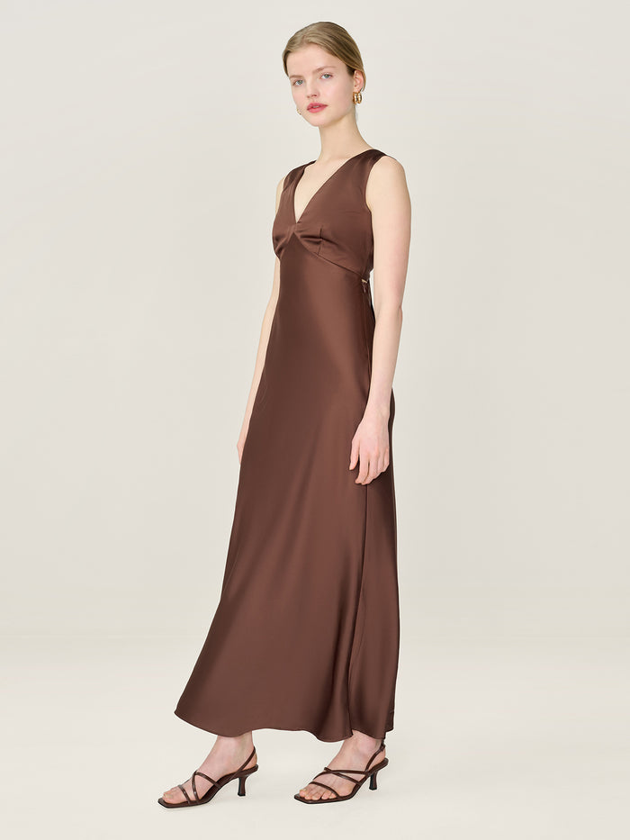 Nova Dress in Chocolate