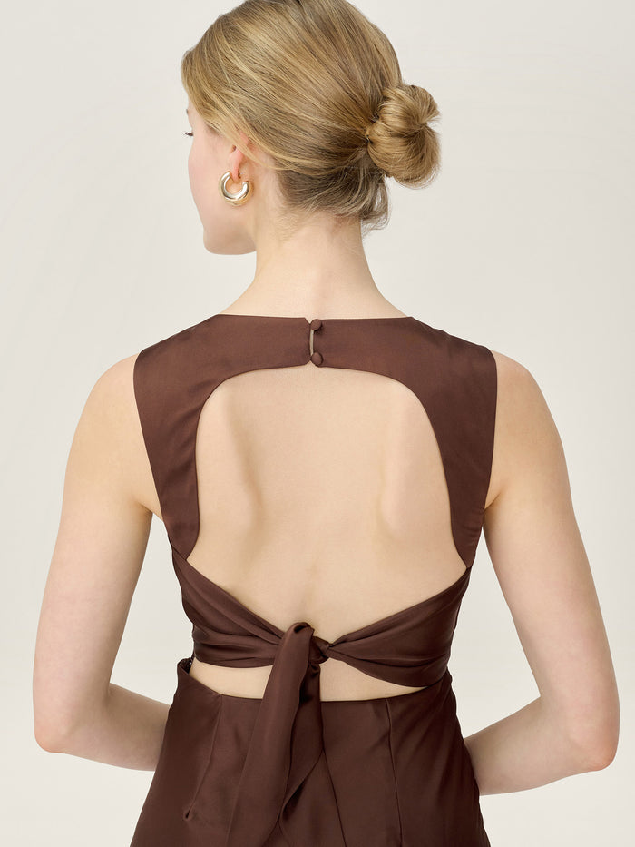 Nova Dress in Chocolate