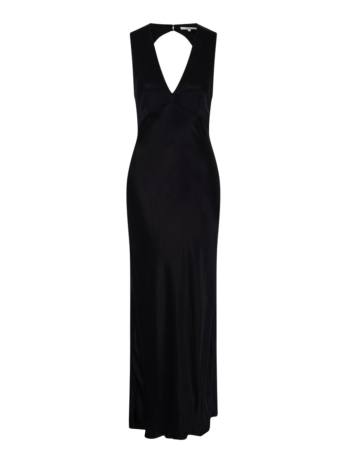Nova Tie Back Dress in Black