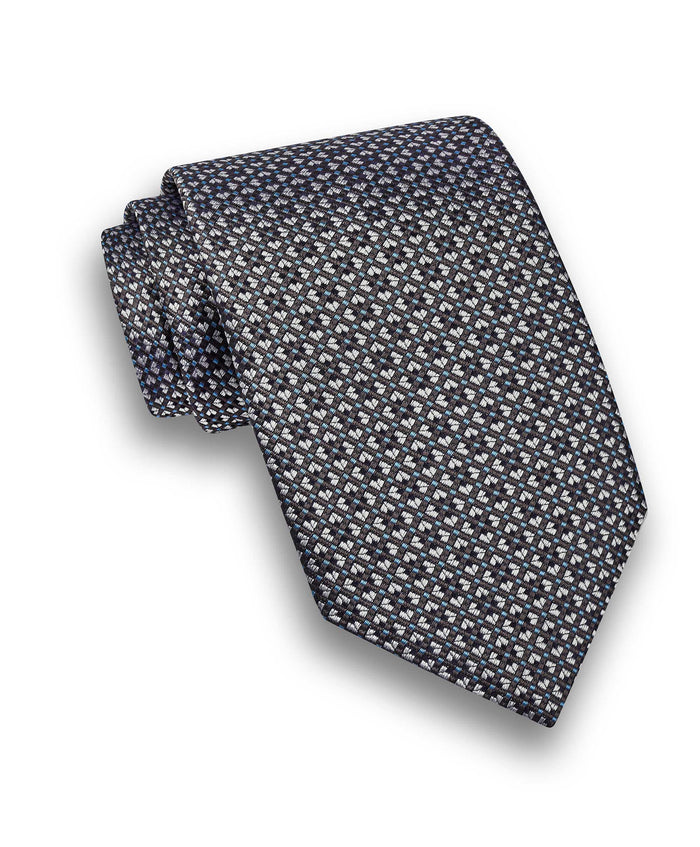 NTR11098020 | Grey Jacquard Tie
