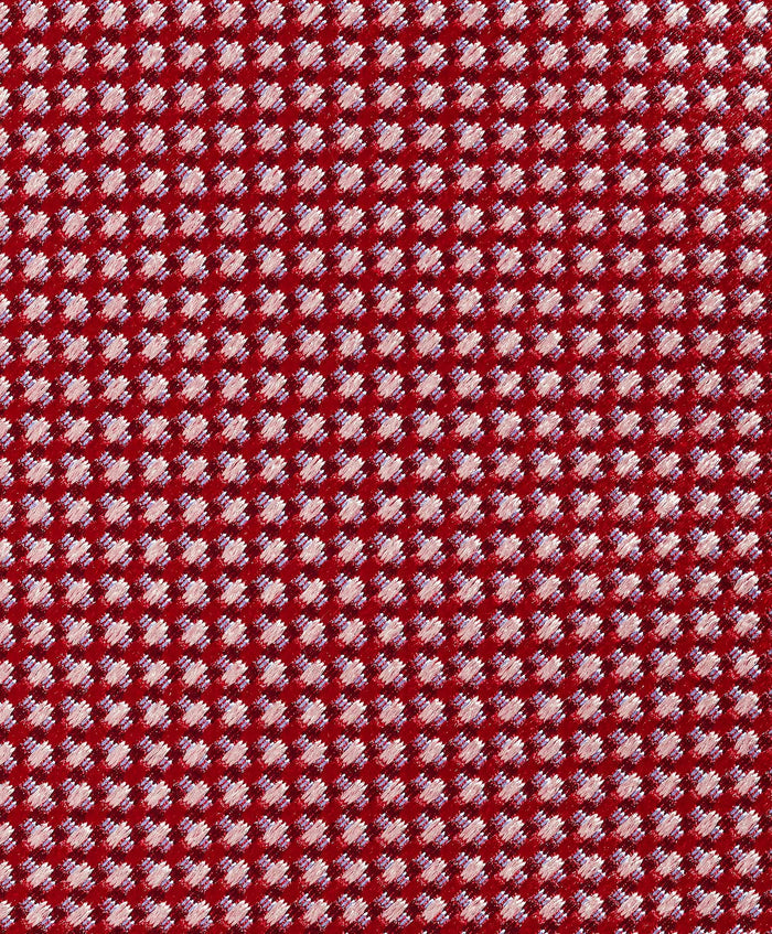 NTR12091600 | Red Micro Jacquard Silk Tie
