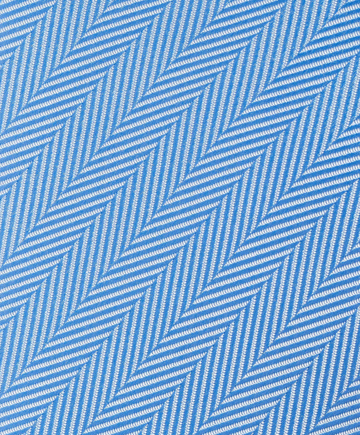 NTR12199454 | Sky Herringbone Jacquard  Silk Tie