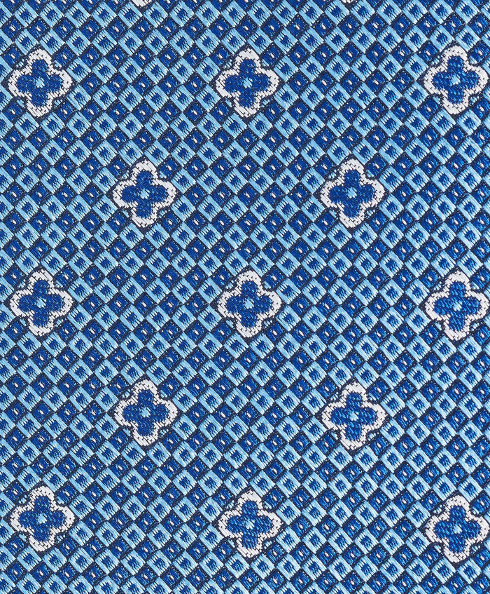 NTR12287423 | Blue Neat Jacquard Silk Tie