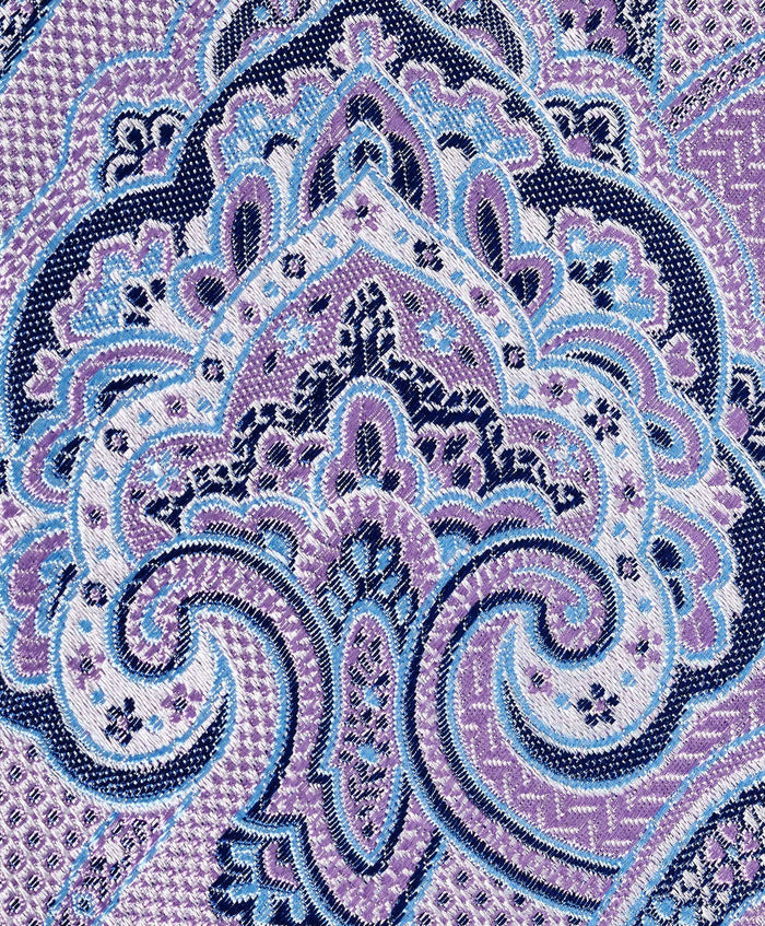 NTR12598534 | Lilac Paisley Jacquard Silk Tie