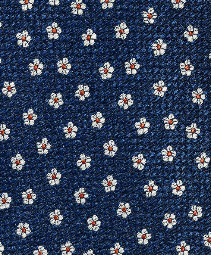 NTR13293412 | Navy Neat Jacquard Silk Tie