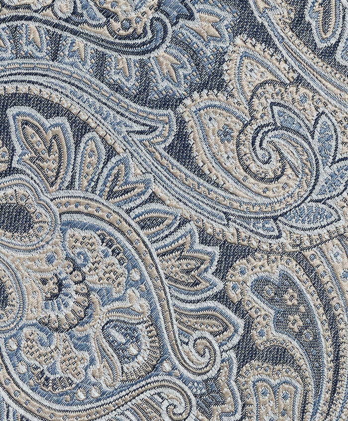 NTR13596412 | Navy Paisley Jacquard Silk Tie