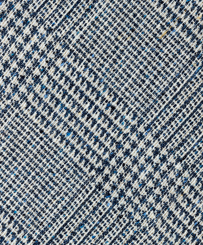NTR13899476 | Denim Plaid Silk Bourette Tie