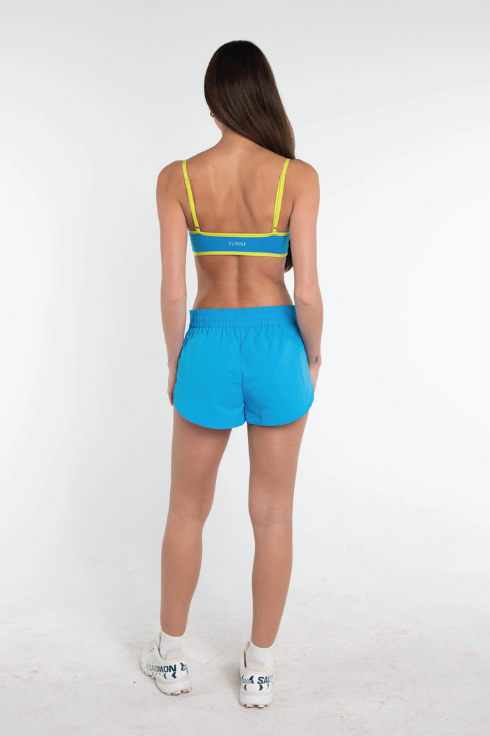 Nylon Shorts - Aqua