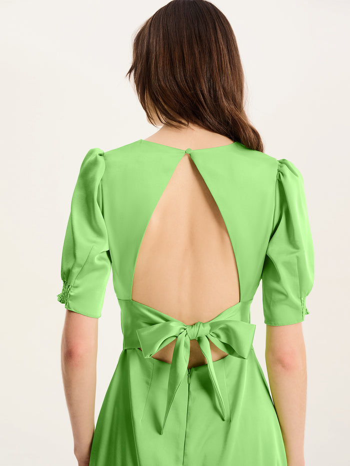 Odette Dress in Lime