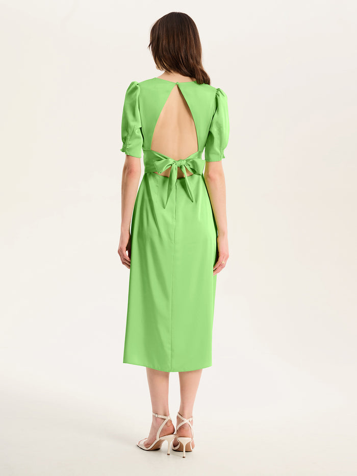 Odette Dress in Lime