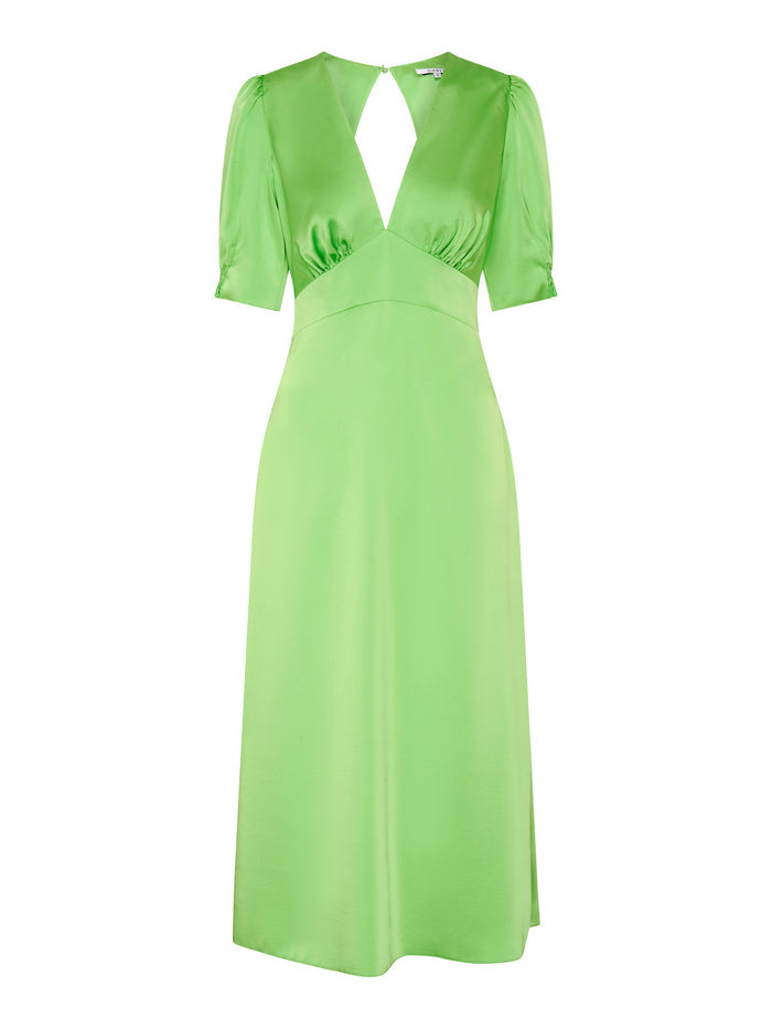 Odette Dress in Lime