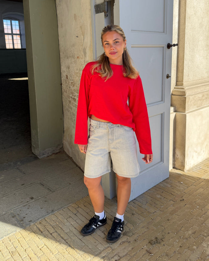 OLIVIA JORTS - LIGHT GREY