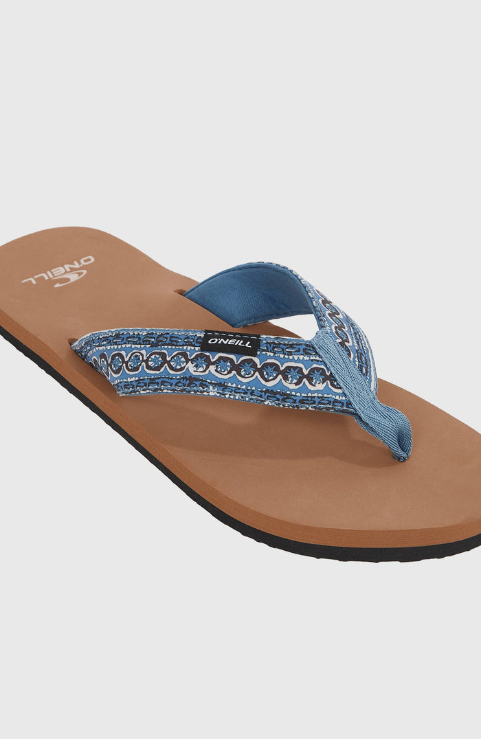 O’Neill Fabric Sandals | Blue Pressed Lines