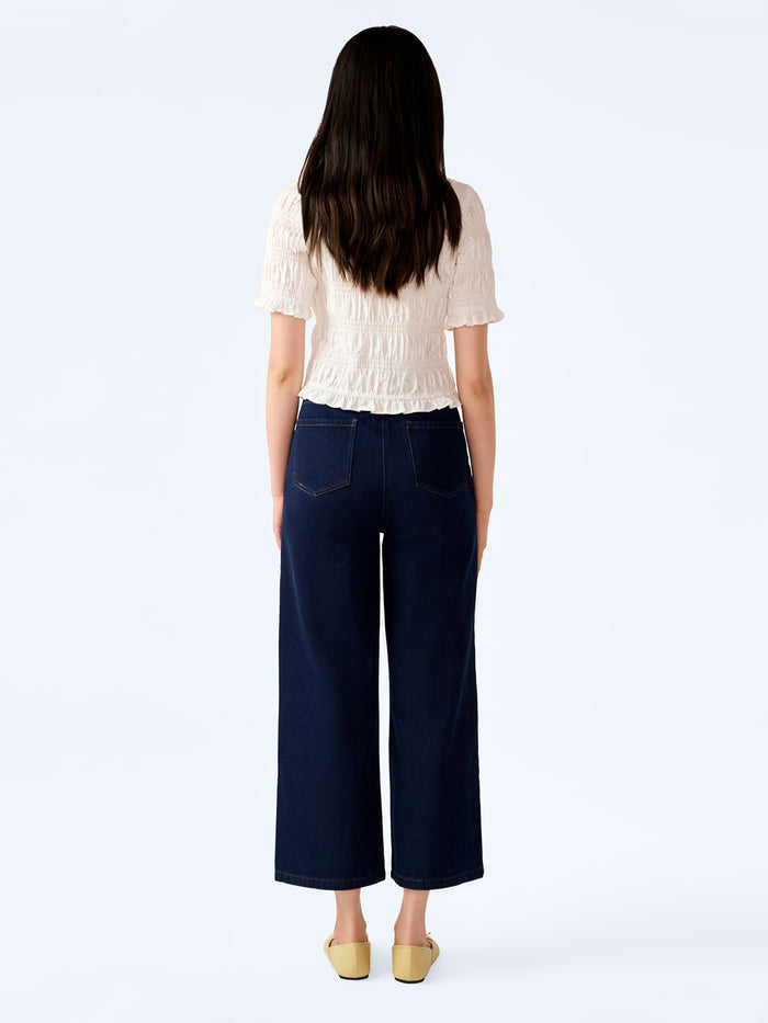 Orielle Cropped Jean in Indigo