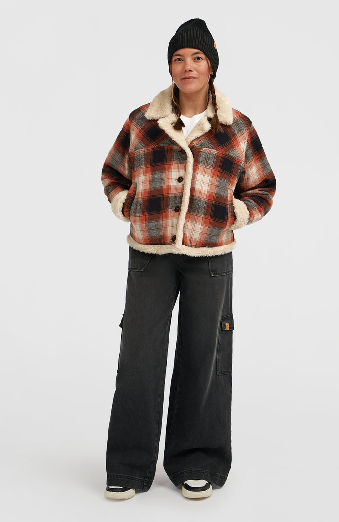 O'Riginals Fleece-Lined Jacket | Bonfire Check