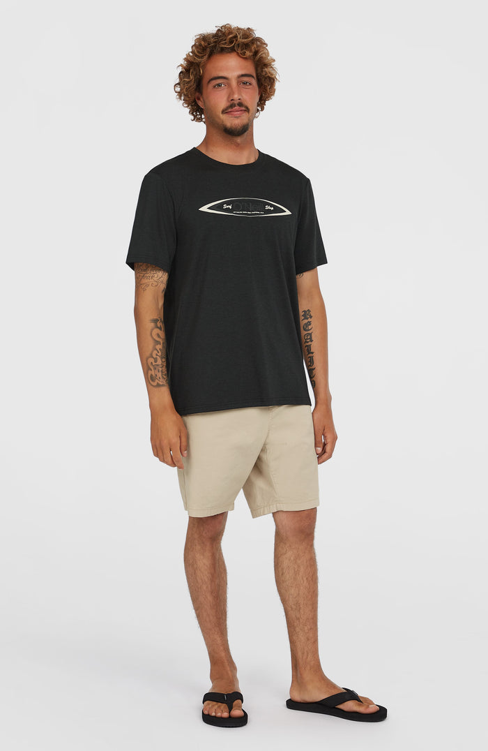 O'Riginals Hybrid Polygiene Graphic T-Shirt | Black Out