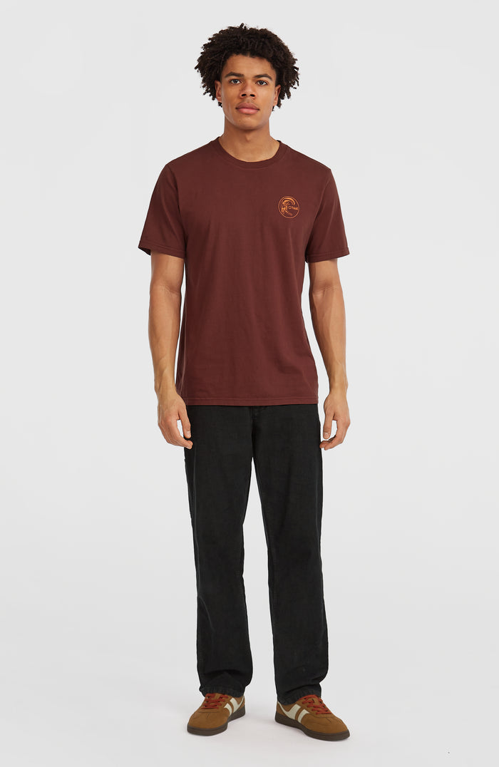 O'Riginals Retro Back-Print T-Shirt | Hazel Spice