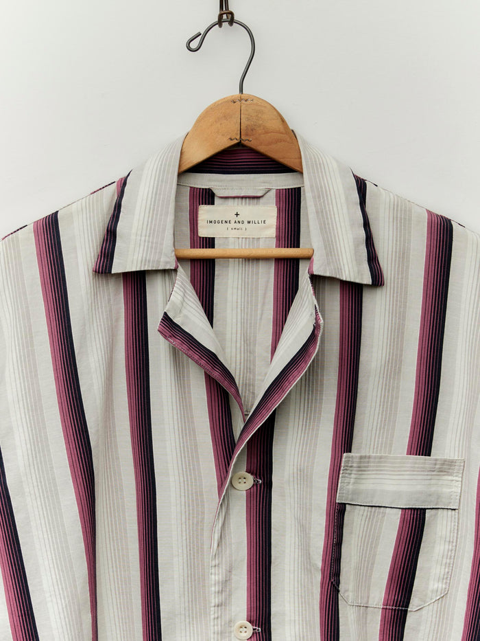 Light Gray palmer cerise striped button up